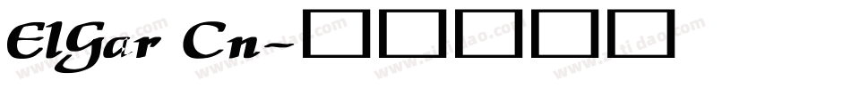 ElGar Cn字体转换